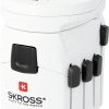 Reisstekker 2-in-1 Wereld Pro USB SKROSS