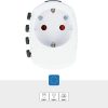 Reisstekker 2-in-1 Wereld Pro USB SKROSS
