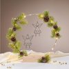 Ring metaal goud extra dik D25cm dikte 4mm