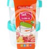 Ronde vershoudbakje 200ml - set van 2