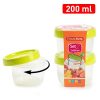 Ronde vershoudbakje 200ml - set van 2