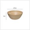 Schaal bamboe handgemaakt D17cm