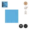Servetten blauw 40x40cm 50st