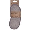 Slaapmasker taupe/ crème
