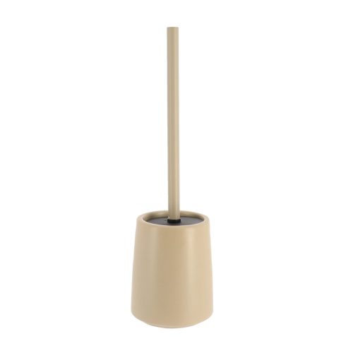 Toiletborstel met houder stoneware taupe