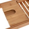 Uitschuifbare badplank bamboe 70-105cm