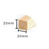 Vierkante houten knutselstokjes 20*20*120mm