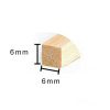 Vierkante houten knutselstokjes 6*6*120mm