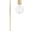 Vintage metalen tafellamp "Keli" goud H45cm