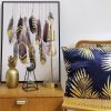 Vintage metalen tafellamp "Keli" goud H45cm