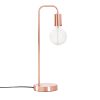 Vintage metalen tafellamp "Keli" koper H45cm