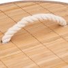 Wasmand bamboe opvouwbaar rond 48L