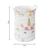 Wasmand/speelgoedmand eenhoorn H50cm