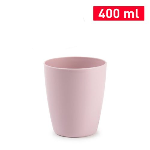 Waterbeker kunststof roze 400ml