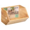 Opstapelbare keukenorganizer bamboe S