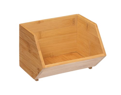 Opstapelbare keukenorganizer bamboe S