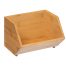 Opstapelbare keukenorganizer bamboe S