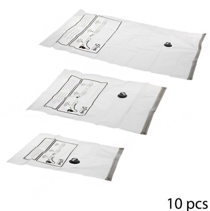 Vacuüm opbergzakken 10-delig (5S+3M+2L)