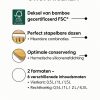 Voorraadbus luchtdicht bamboe 500ml