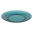 Bord kunststof blauw 20cm