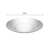 Bord kunststof transparant 20cm