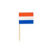 Cocktailprikker Nederlandse vlaggetjes 50st