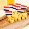Cocktailprikker Nederlandse vlaggetjes 50st
