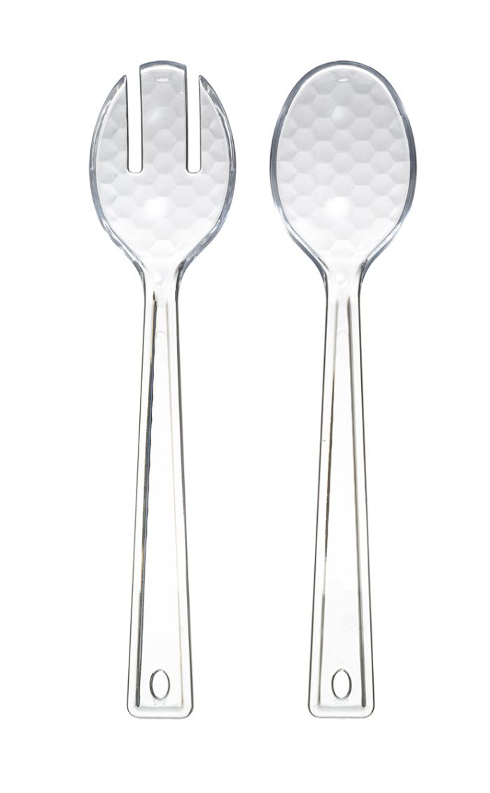 Slabestekset kunststof transparant 29cm