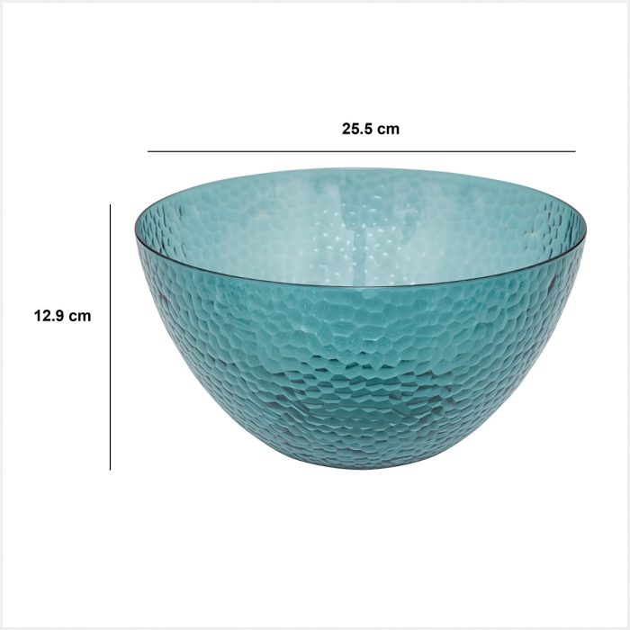 Slakom kunststof blauw D25cm