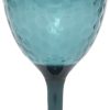 Wijnglas kunststof blauw 350ml