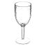 Wijnglas kunststof transparant 350ml