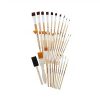 Penselen set synthetisch plat-rond 35-dlg