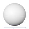 Piepschuim bal wit 9cm/1 stuk