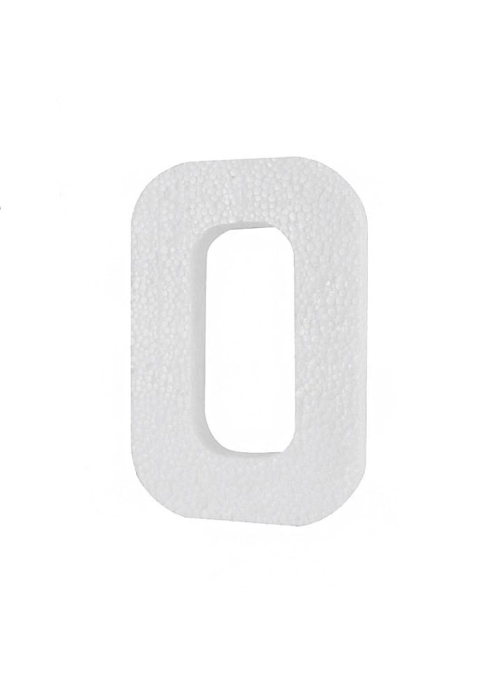 Piepschuim cijfer 0 (30cm)