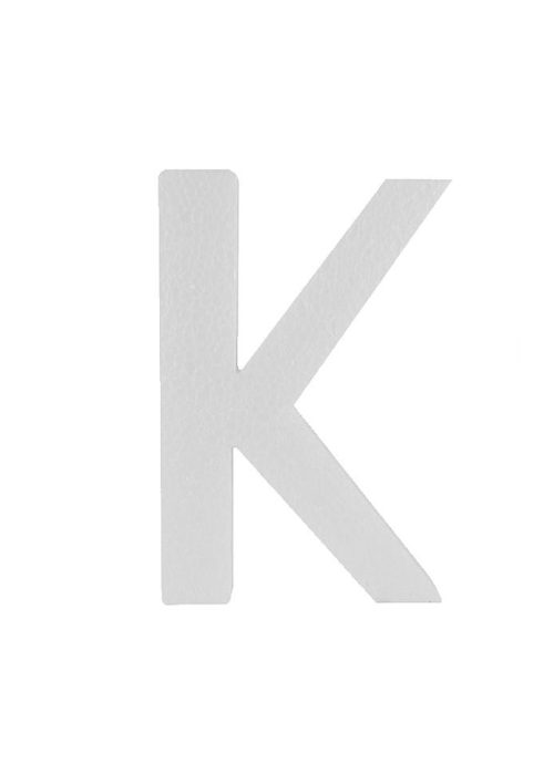 Piepschuim letter K 30cm