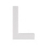 Piepschuim letter L 30cm