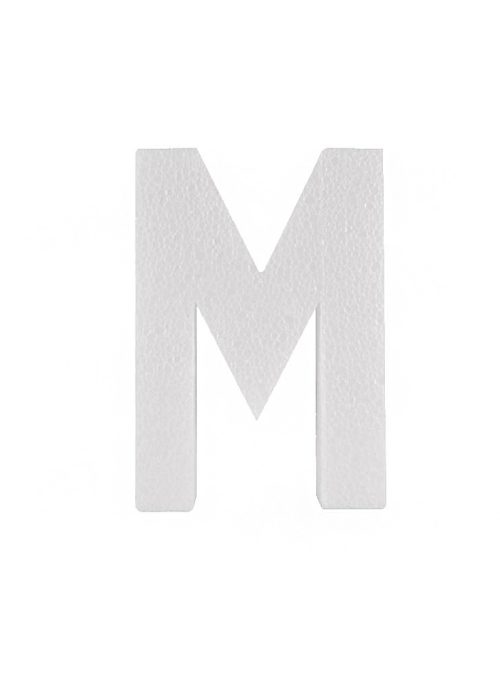 Piepschuim letter M 30cm