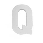 Piepschuim letter Q 30cm