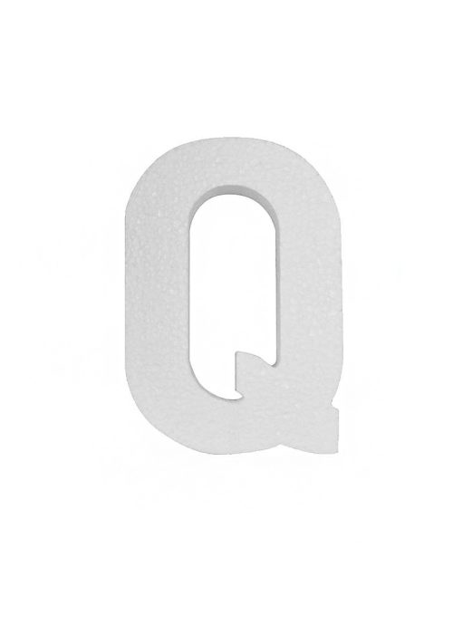Piepschuim letter Q 30cm