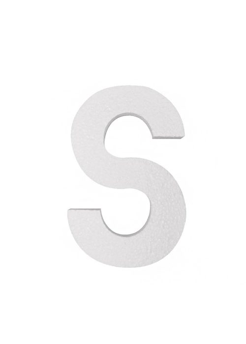 Piepschuim letter S 30cm