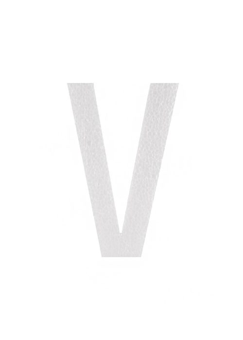 Piepschuim letter V 30cm