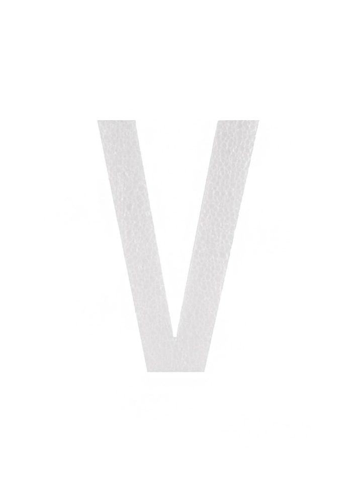 Piepschuim letter V 30cm