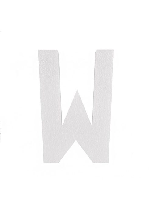 Piepschuim letter W 30cm