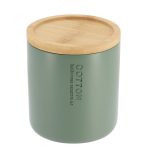 Wattenhouder polyresin bamboe kakigroen naturel