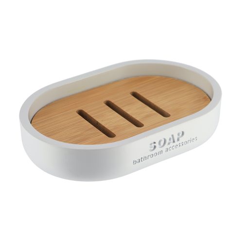 Zeephouder polyresin wit naturel