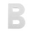Piepschuim letter B 30cm
