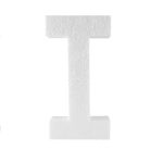 Piepschuim letter I 30cm