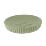 Zeephouder geribbeld polyresin kakigroen