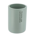 Badkamerbeker polyresin Eucalyptus-groen 330ml