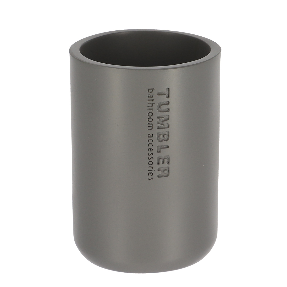 Badkamerbeker polyresin grijs 330ml